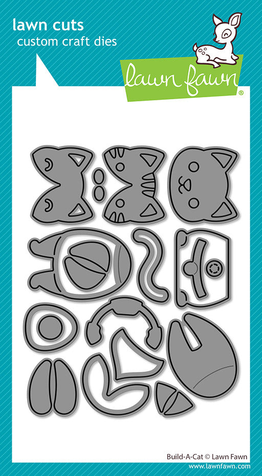 Lawn Fawn, Build-A-Cat Die Cut