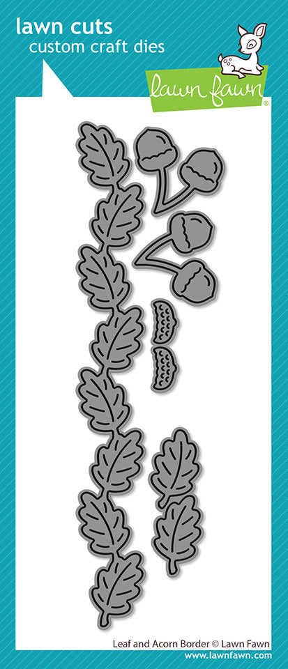 Lawn Fawn , Die Cut Leaf & Acorn Border