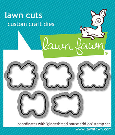 Lawn Fawn, Stamp & Die Set , Gingerbread House Add-On