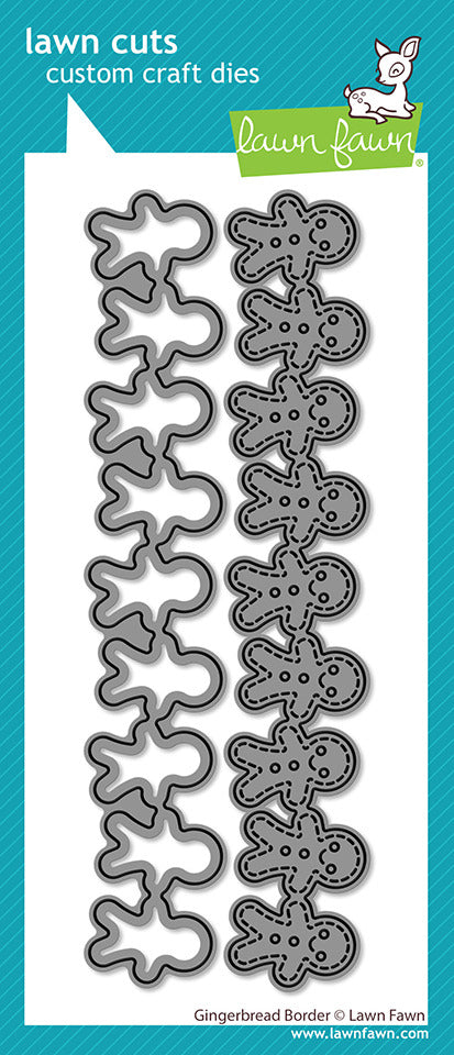 Lawn Fawn, Die, Gingerbread Border