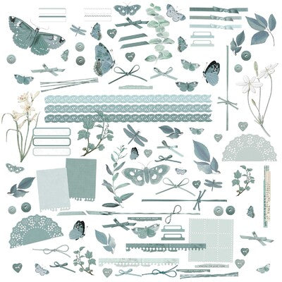 49 and Market, Eucalyptus, Laser Cut Elements
