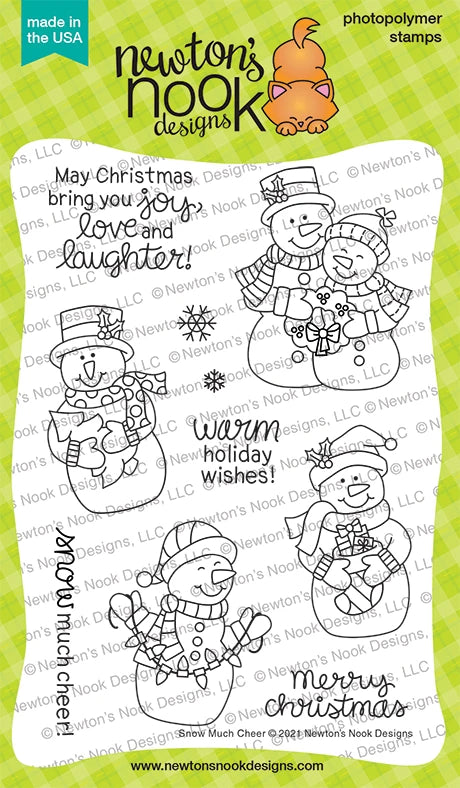 Newton's Nook, Snow Much Cheer Stamp & Die Cut Set
