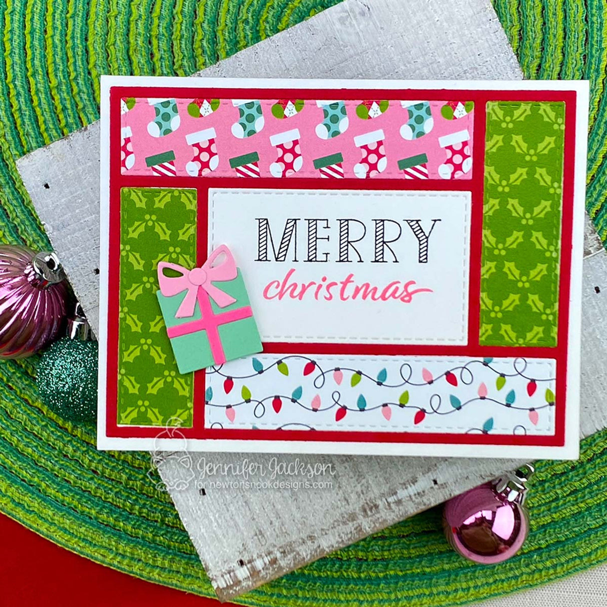 Newtons Nook, Christmas Greetings Stamp
