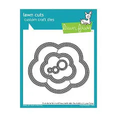 Lawn Fawn, Outside In  Stitched Thought Bubble Die Cut