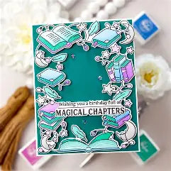 Pinkfresh, Stamp, Die Cut and Stencil Set Twilight Tales