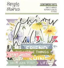 Simple Stories, Meadow Flowers, Bits & Pieces