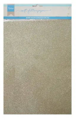 TSC Promo- Marianne Design Glitter Paper Platinum