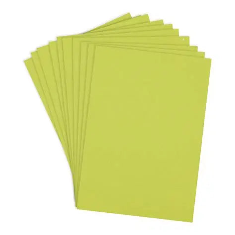 Spellbinders, ColorWheel Cardstock, Peridot , 8.5x11, Pkg of 10 sheets