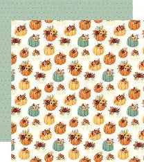 Carta Bella, Harvest Pumpkin Bouquets