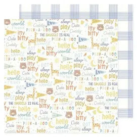 American Crafts, Hello Little Boy, Itty Bitty