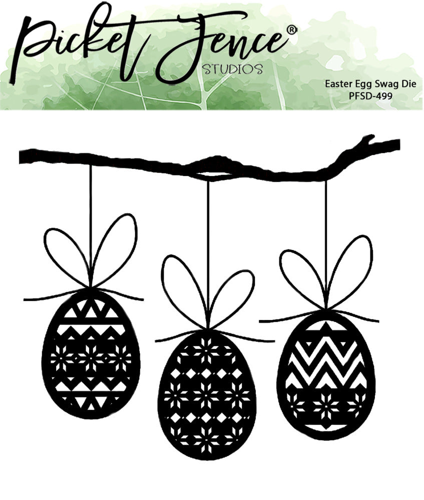 Picket Fence Studios, Easter Egg Swag Die