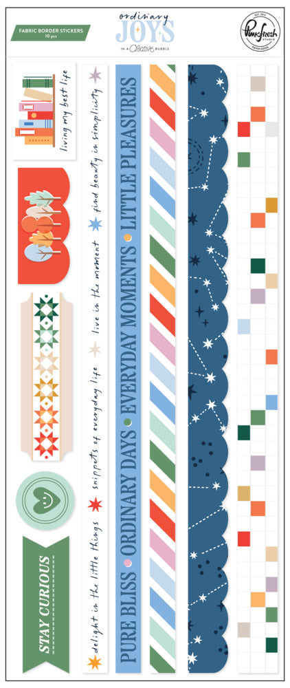 Pinkfresh Studio, Fabric Border Stickers, Ordinary Joys