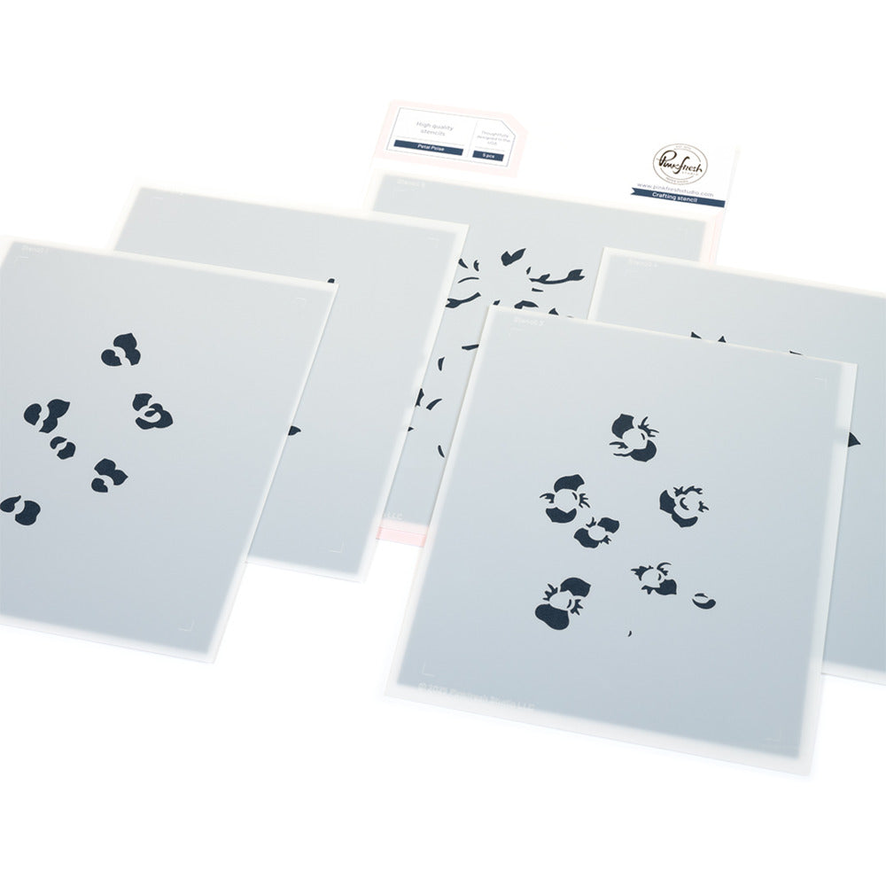 Pink Fresh Studio, Stencil, Petal Poise Pre-order