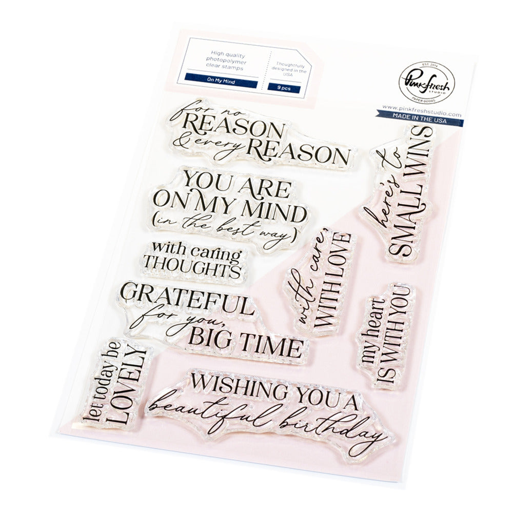 Pink Fresh, Clear Stamp, On My Mind Pre-order