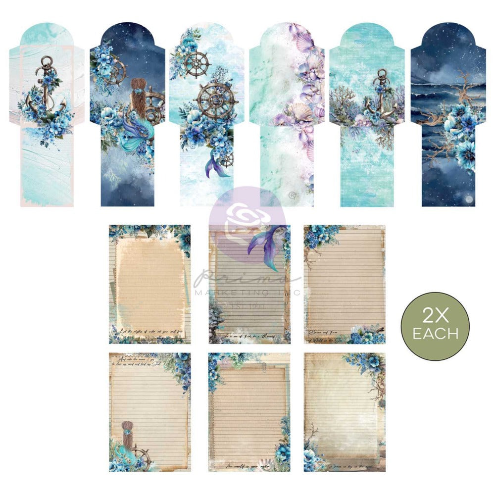 Prima Marketing, A Mermaid's Tale, Stationery Pack