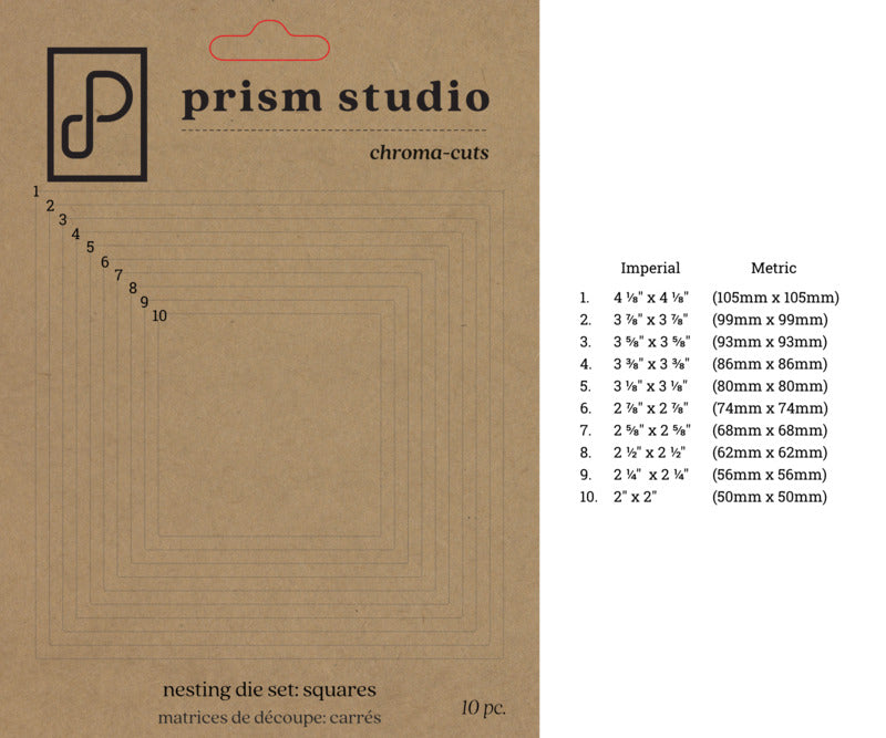 Prism Studio, Nesting Square Dies