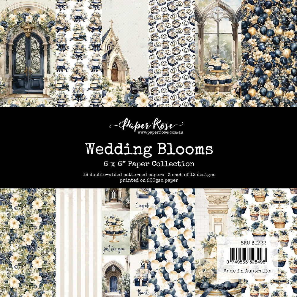 Paper Rose, 6x6 Paper Collection, Wedding Blooms