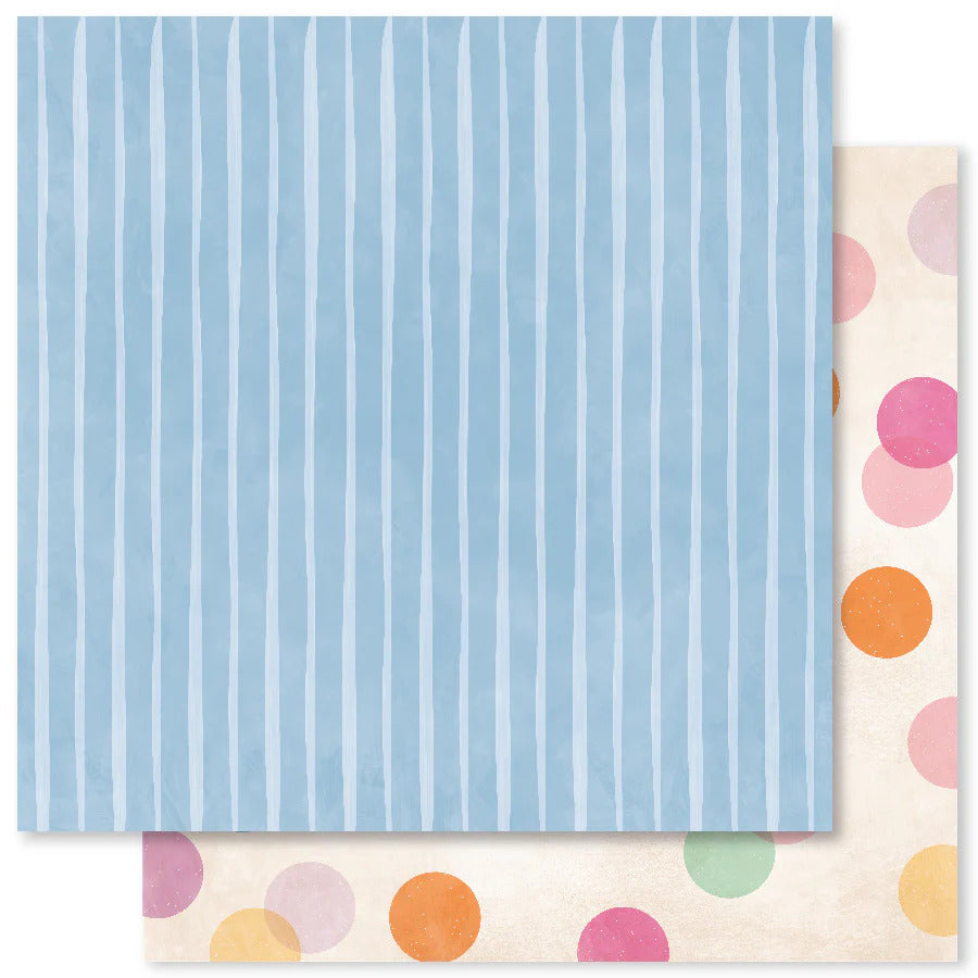 Paper Rose, 12X12 Paper, Birthday Fun Basics D