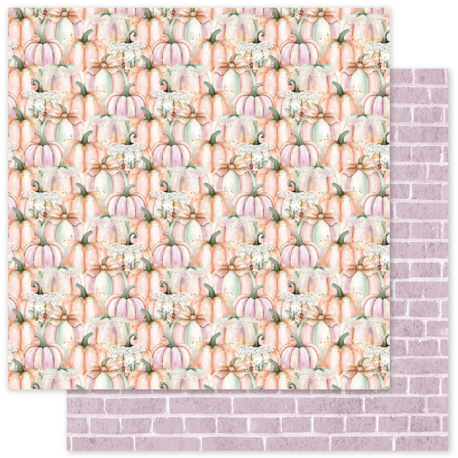 Paper Rose, 12X12 Patterned Paper, Sweet & Spooky Basics F