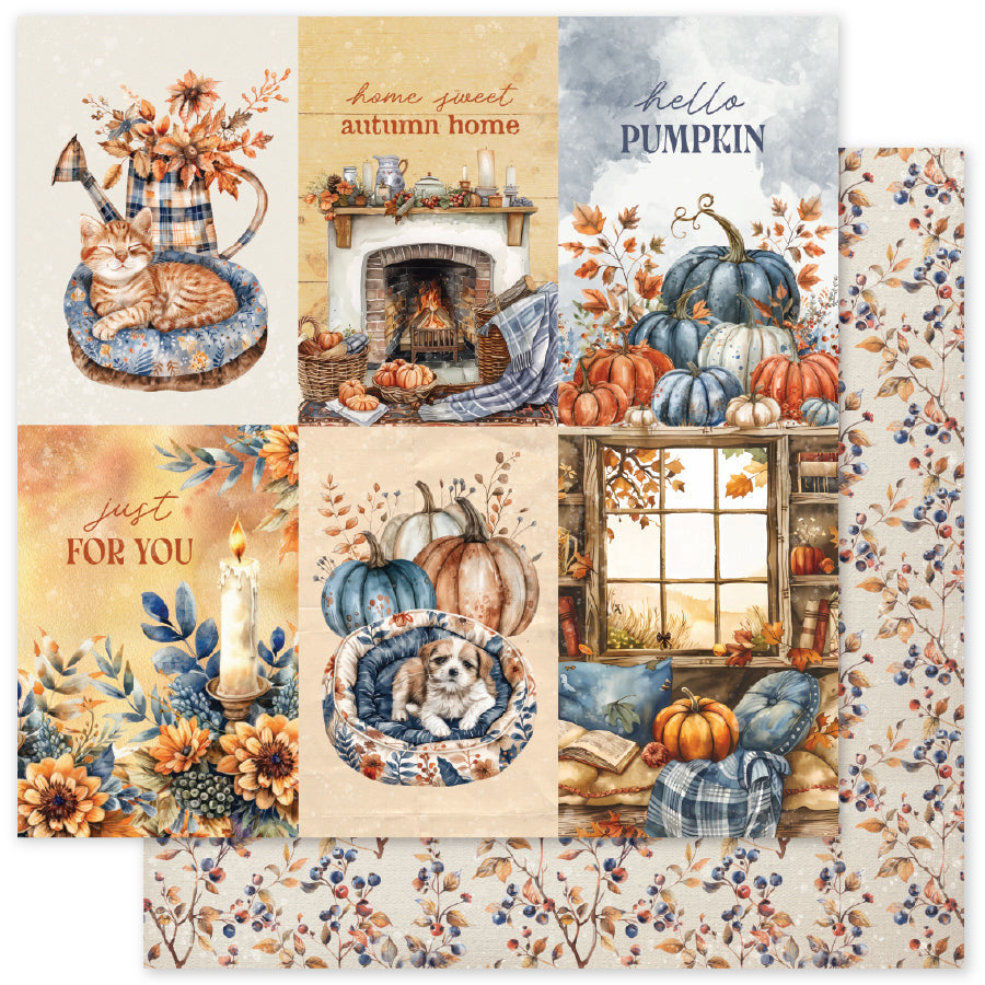 Paper Rose, 12X12 Patterned Paper, Golden Days D