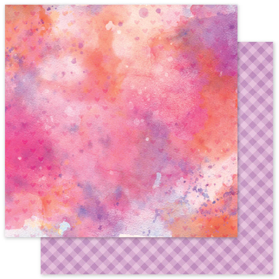 Paper Rose, 12X12 Patterned Paper, Perfect Pairs Patterns F