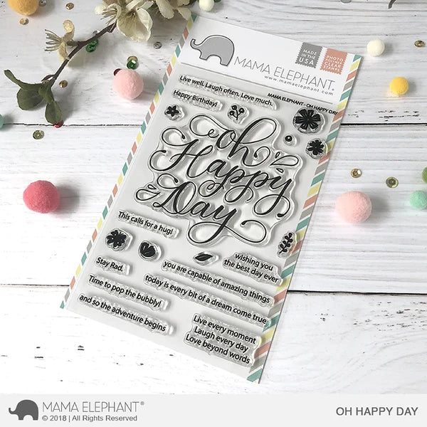 Mama Elephant, Oh Happy Day Stamp