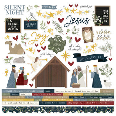 Simple Stories; Silent Night; Cardstock Stickers