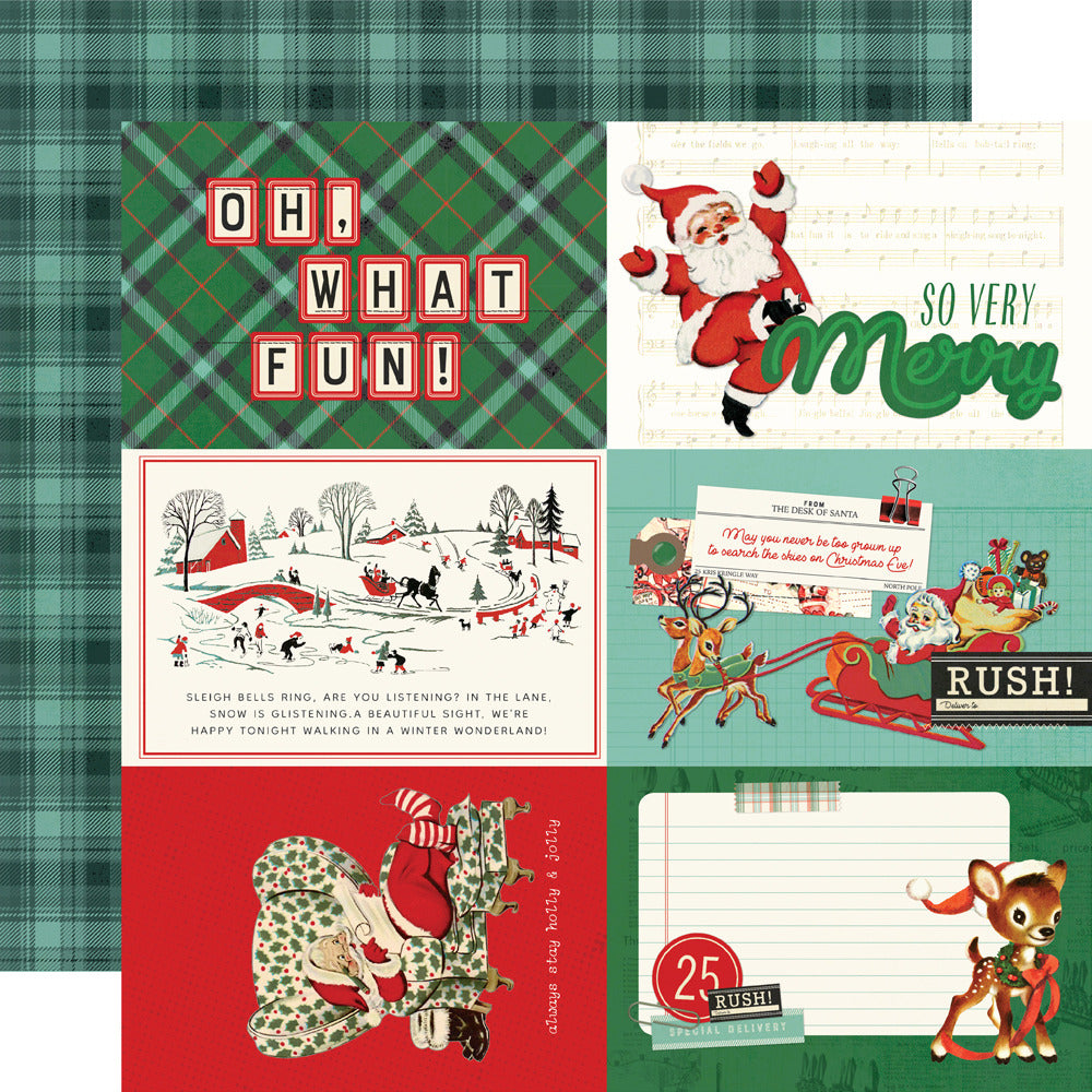 Simple Stories; Simple Vintage Holly Jolly; 4 x 6 Elements
