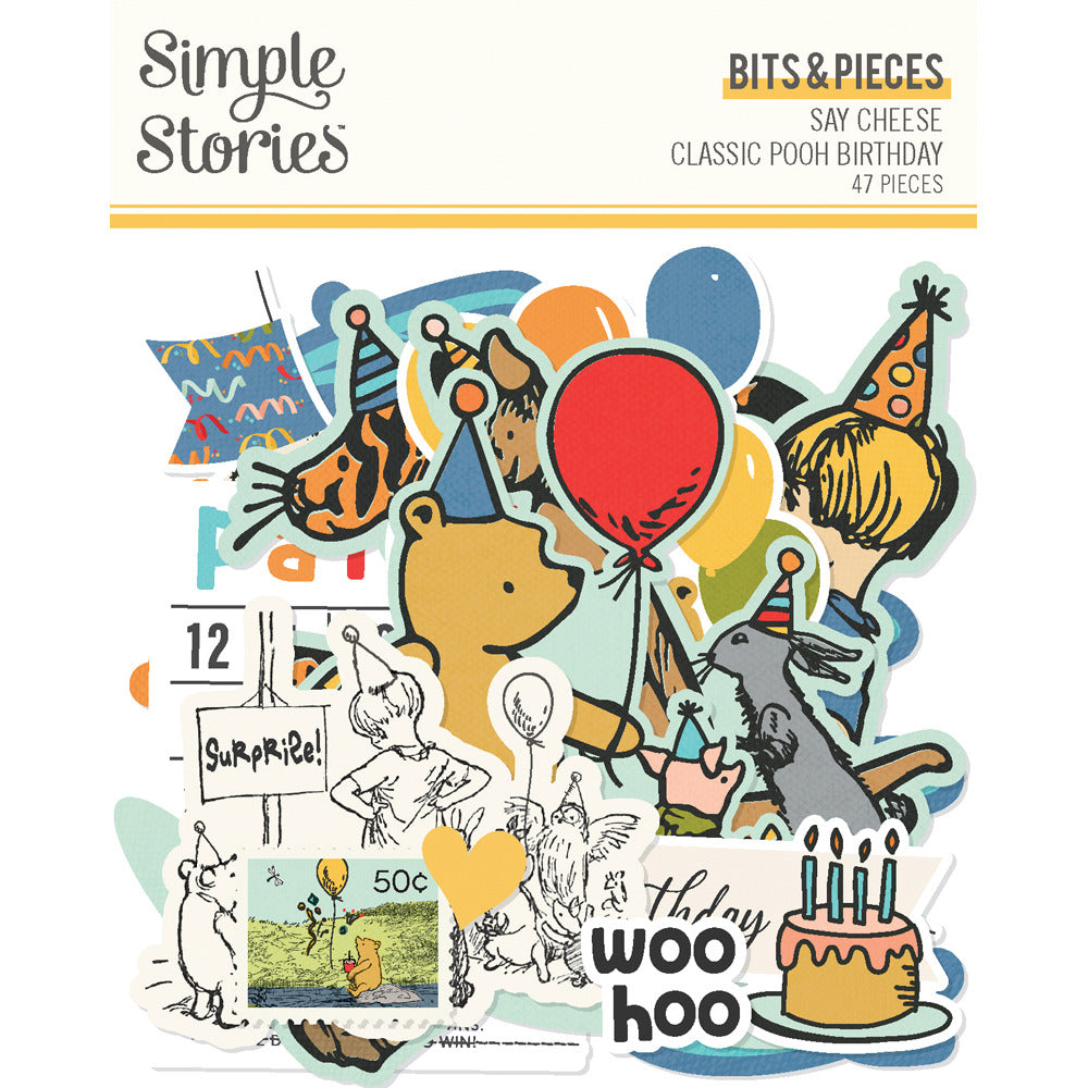 Simple Stories, Bits & Pieces, Say Cheese Classic Pooh Birthday