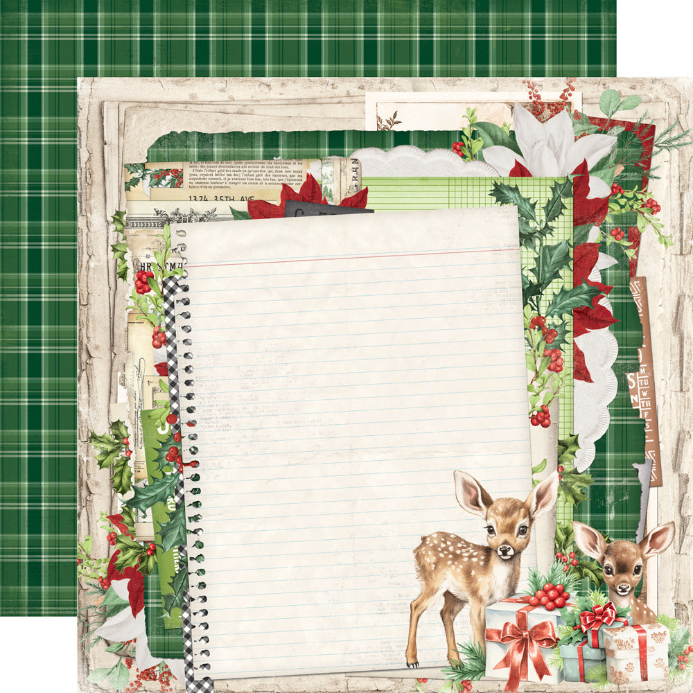Simple Stories, 12X12 Patterned Paper, Simple Vintage Believe - Filled With Wonder