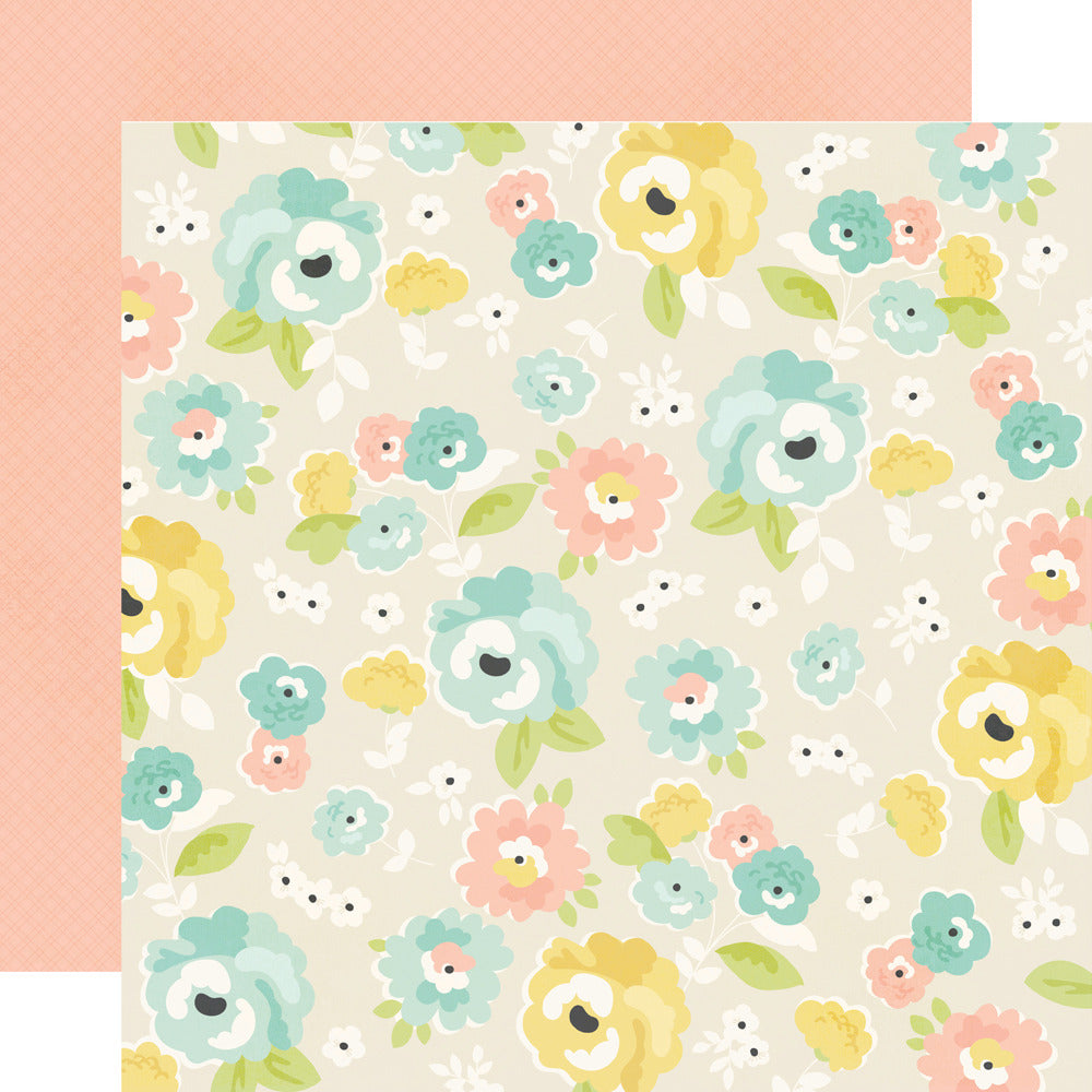 Simple Stories, 12X12 Patterned Paper, Say Cheese Classic Pooh Baby - Bundle Of Joy