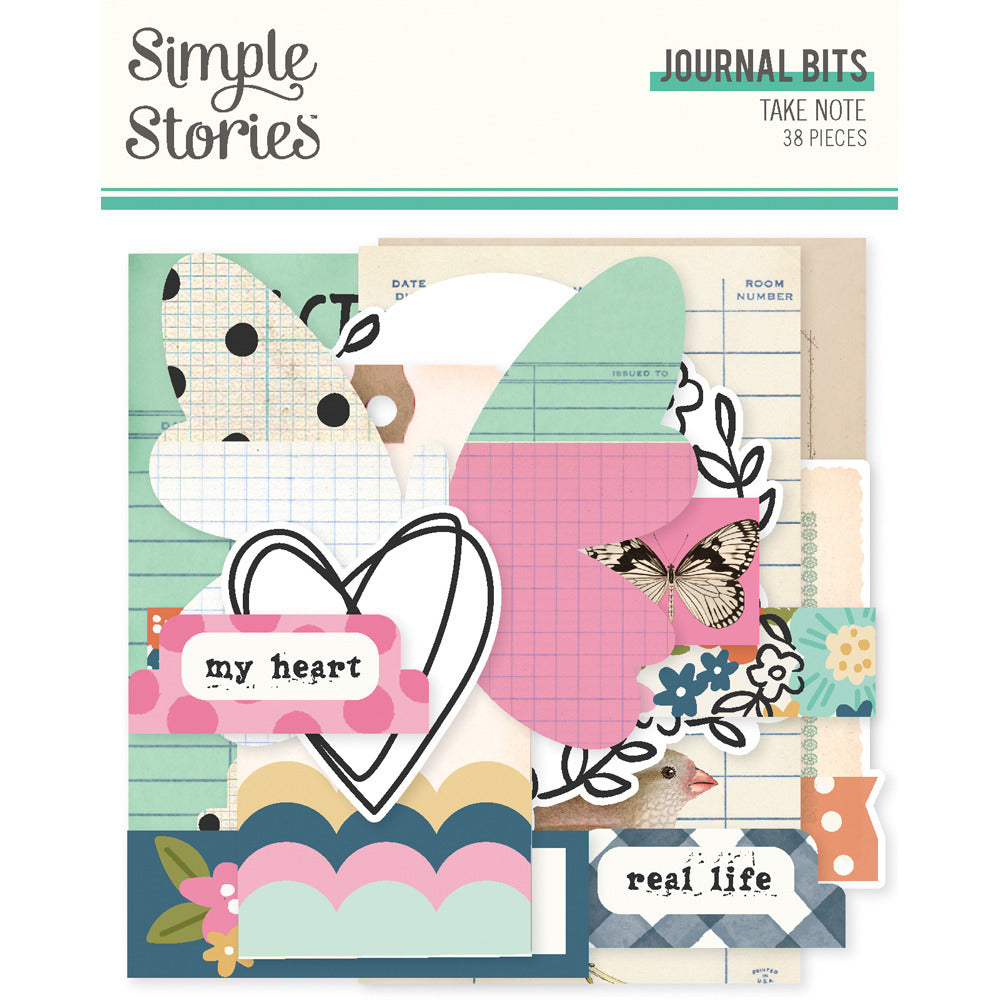 Simple Stories, Journal Bits & Pieces, Take Note