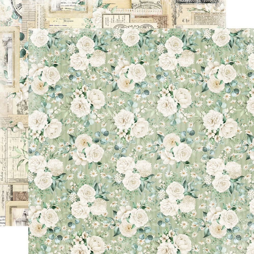 Simple Stories, 12X12 Patterned Paper, Simple Vintage Timeless Harmony - Timeless Memories