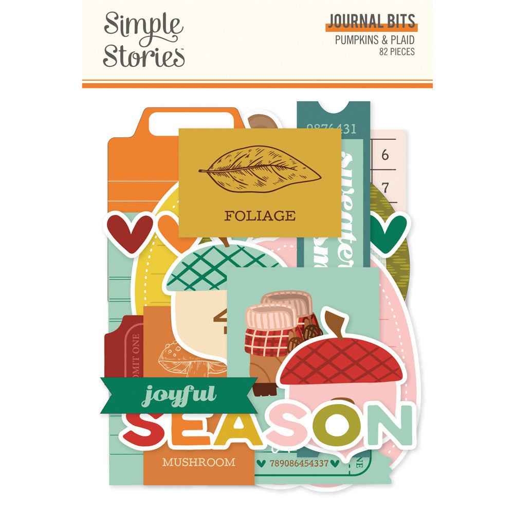 Simple Stories, Journal Bits, Pumpkins & Plaid