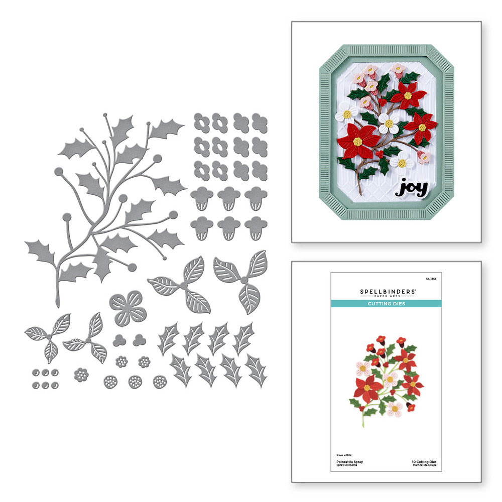 Spellbinders, Poinsettia Spray