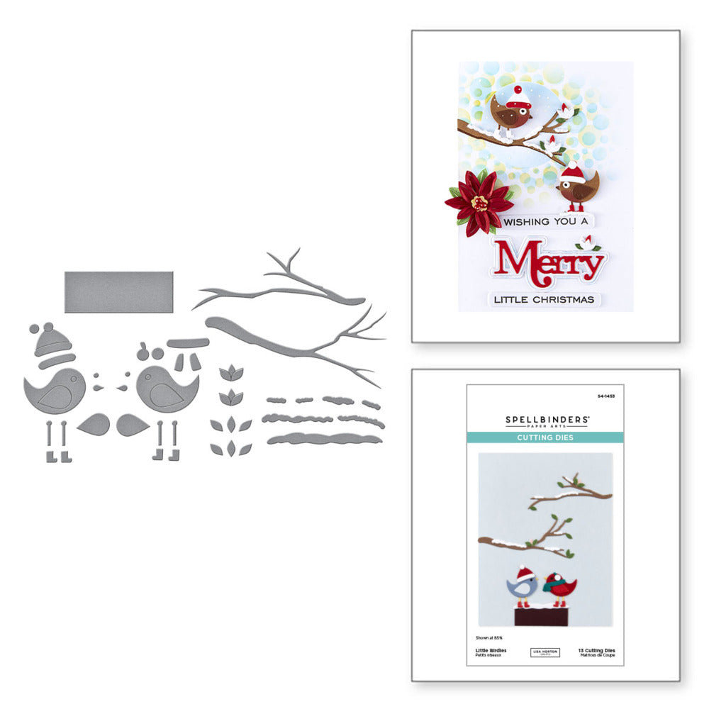 Spellbinders; Die, All About Christmas - Little Birdies