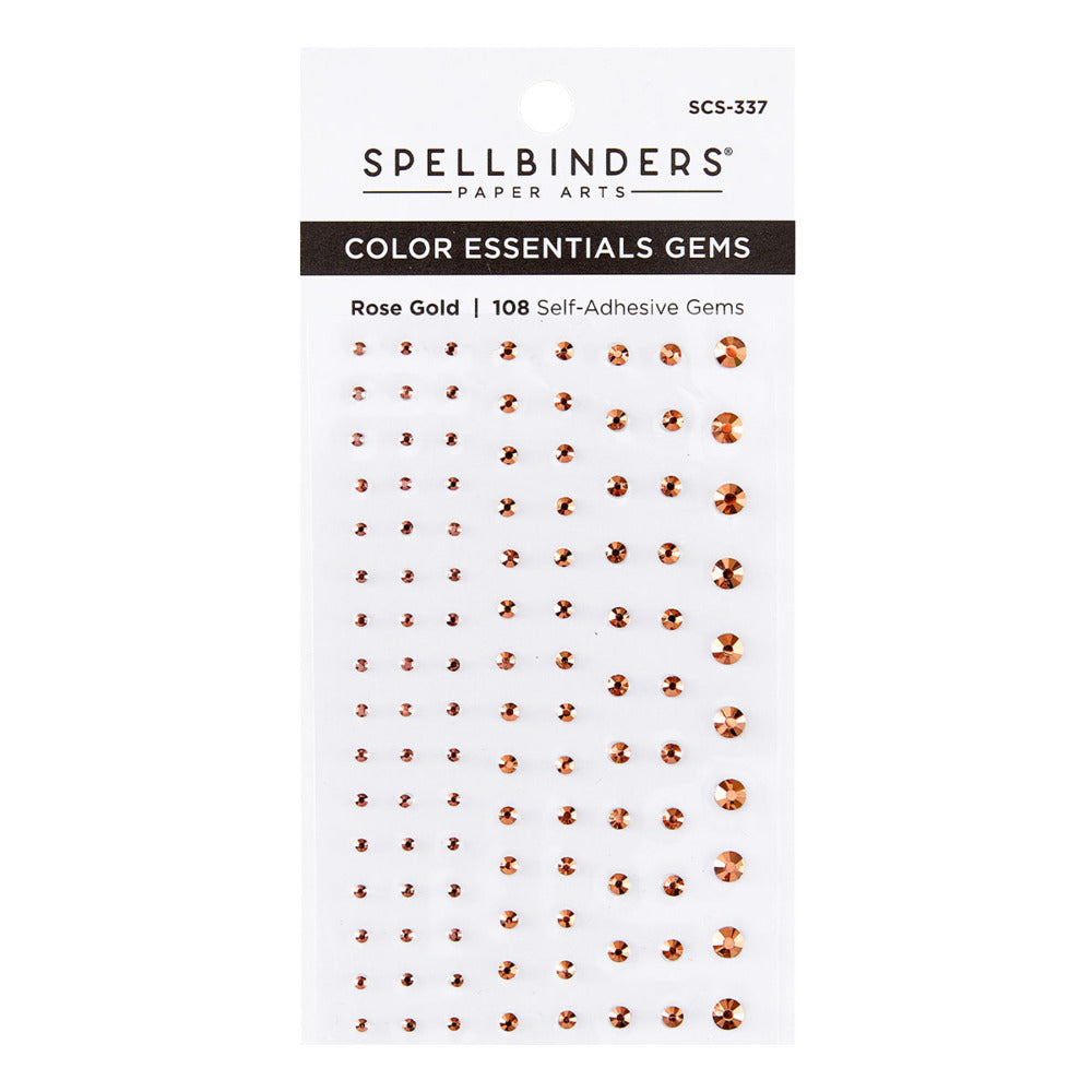 Spellbinders, Color Essentials Gems, Rose Gold Gems