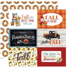 Carta Bella, Fall Fun, 6x4 Journaling Cards
