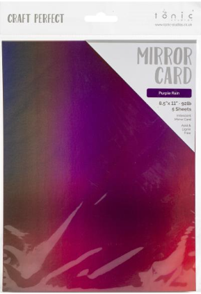 Tonic Studios, Mirror Card, Purple Rain
