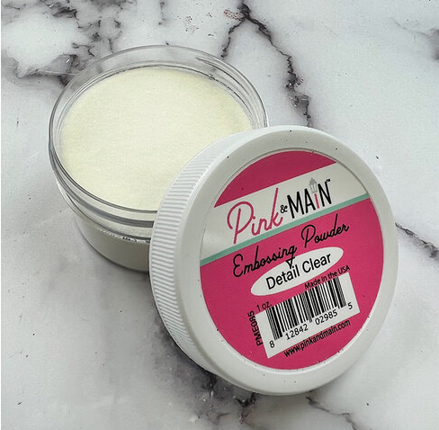 Pink & Main; Embossing Powder, Icicle