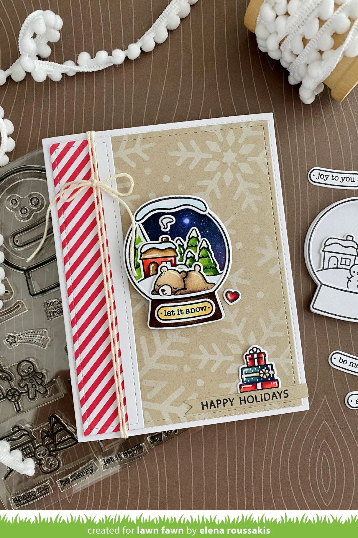 Lawn Fawn, Snow Globe Scenes Die Cut