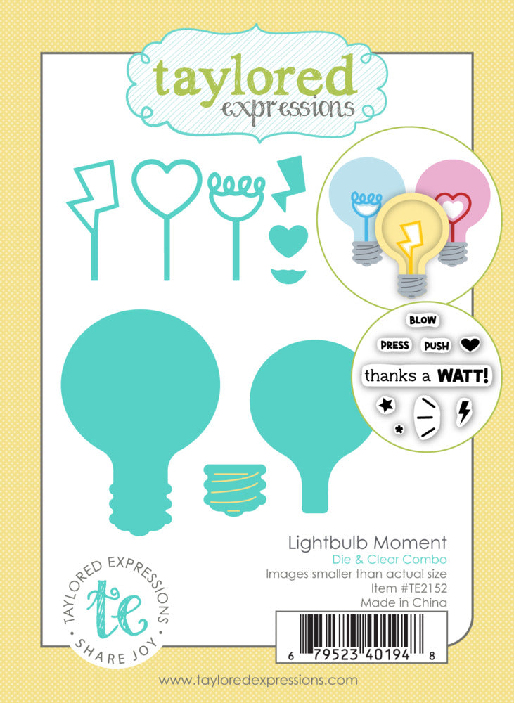 Taylored Expressions, Stamp & Die Set, Lightbulb Moment