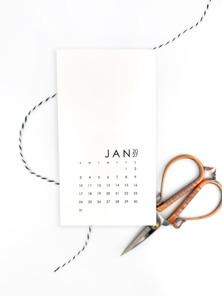 Taylored Expressions, Portrait Desk Calendar, 2027 Pre-order