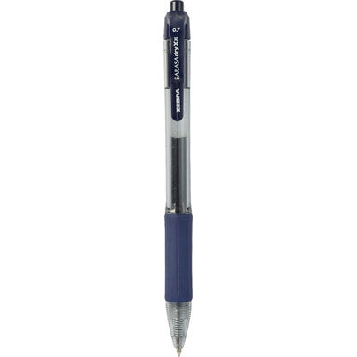 Zebra, Sarasa Dry X20 Retractable Gel Pen, 0.7 mm - Navy