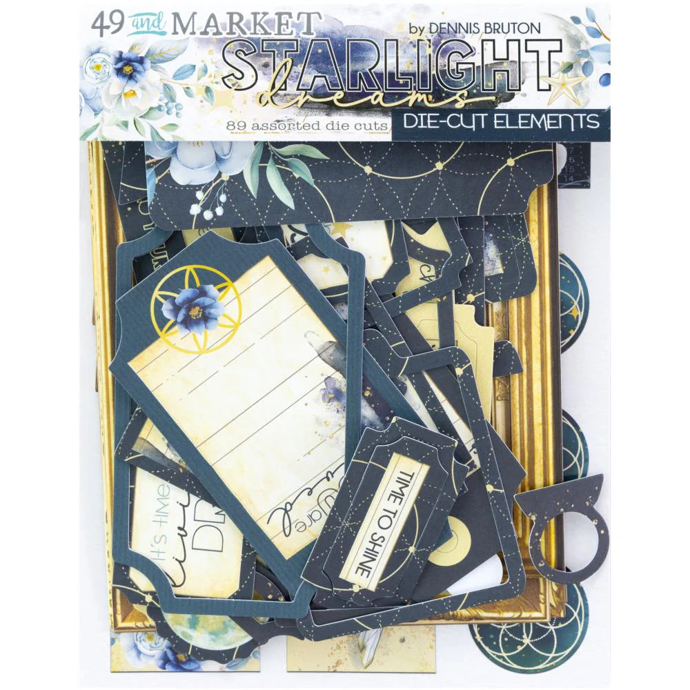 49 and Market, Starlight Dreams, Die Cuts Elements