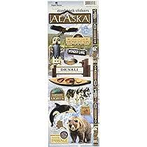 Paper House, Alaska stickers value Set