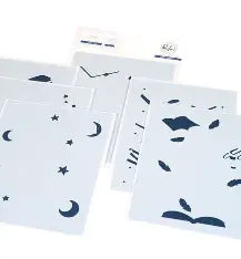 Pinkfresh, Stamp, Die Cut and Stencil Set Twilight Tales
