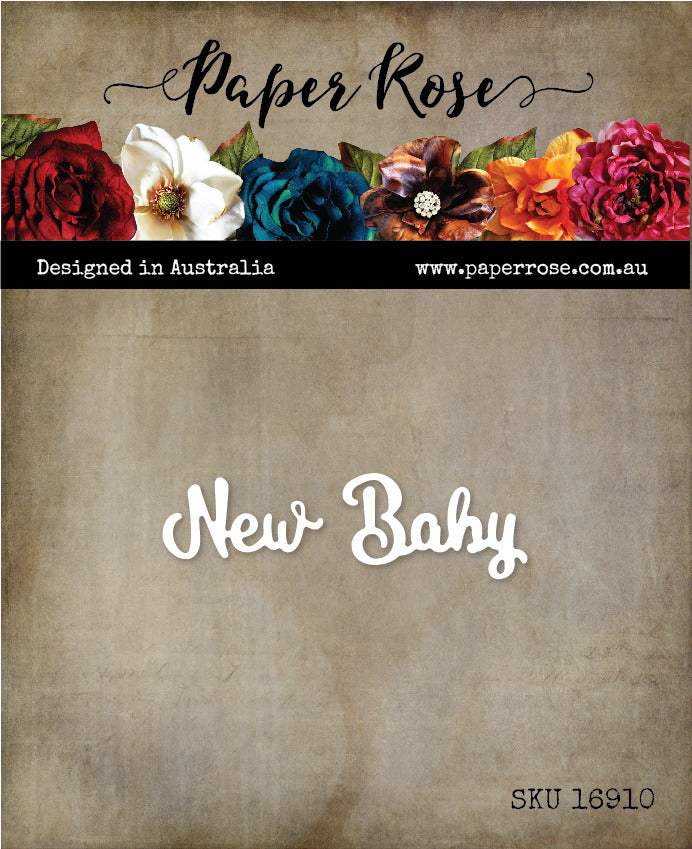 Paper Rose - Die, New Baby Small Word die