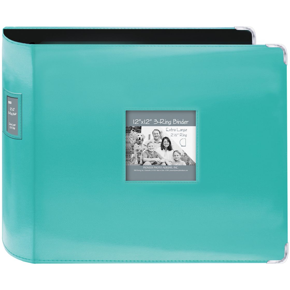 Pioneer, 12x12 3-Ring Album, Bright Blue Sewn
