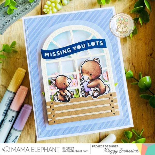 Mama Elephant, Pop Up Trellis Bloom Die Cut